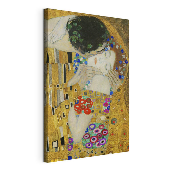 Canvas Schilderijen Schilderij van een man en vrouw