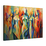 Canvas Schilderijen Schilderij van een vrouwenlichaam