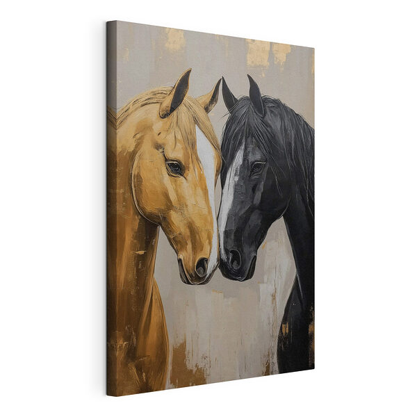 Samen in perfecte harmonie Canvas Schilderijen Samen in perfecte harmonie
