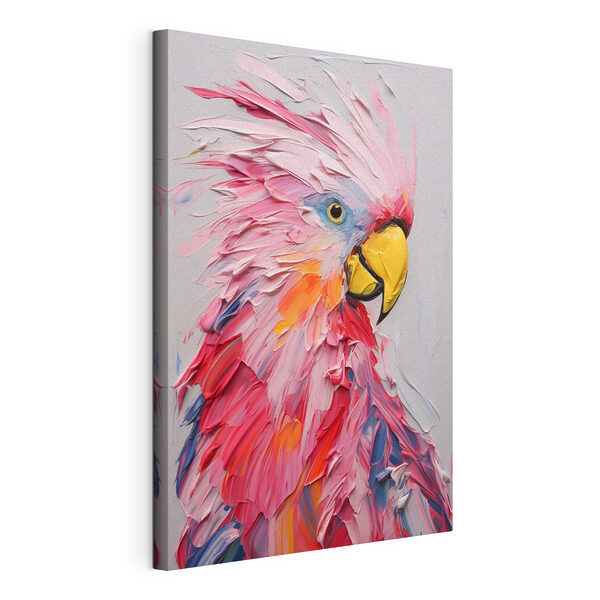 Canvas Schilderijen Schilderij van een vogel