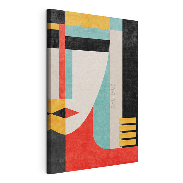 Canvas Schilderijen Abstracte Bauhaus geometrische ontwerpposter