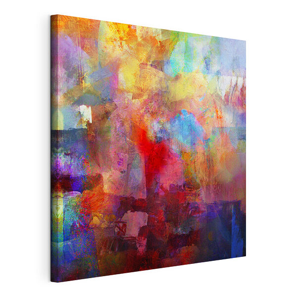 Levendige abstracte kleurenexplosie Canvas Schilderijen Levendige abstracte kleurenexplosie