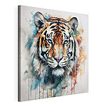 Canvas Schilderijen Schilderij van een tijger
