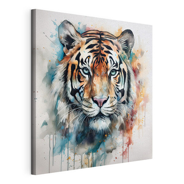 Canvas Schilderijen Schilderij van een tijger