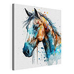 Canvas Schilderijen Schilderij van een paard