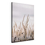Canvas Schilderijen Fluisterend riet in sereen licht