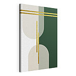 Canvas Schilderijen Elegante lijnen in moderne kunsttinten