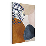 Canvas Schilderijen Abstracte vormen en stippen ontwerp
