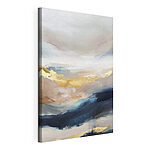 Canvas Schilderijen Schilderij van een landschap