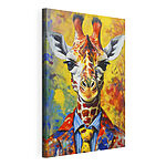 Canvas Schilderijen Schilderij van een giraffe