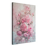 Canvas Schilderijen Delicate roze bloesems in bloei