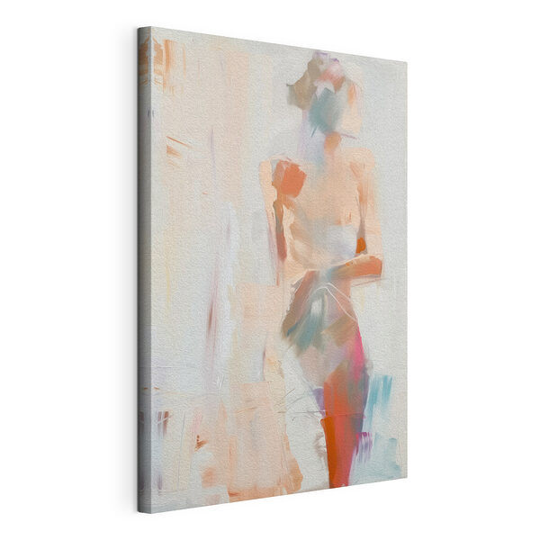 Schilderij van een vrouw Canvas Schilderijen Schilderij van een vrouw