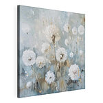 Canvas Schilderijen Schilderij van paardenbloemen
