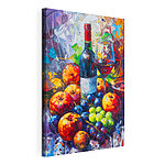 Canvas Schilderijen Schilderij van een appel