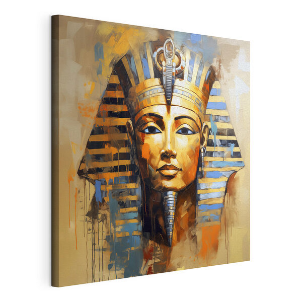 Canvas Schilderijen Schilderij van een egyptische koningin