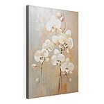Canvas Schilderijen Schilderij van witte bloemen