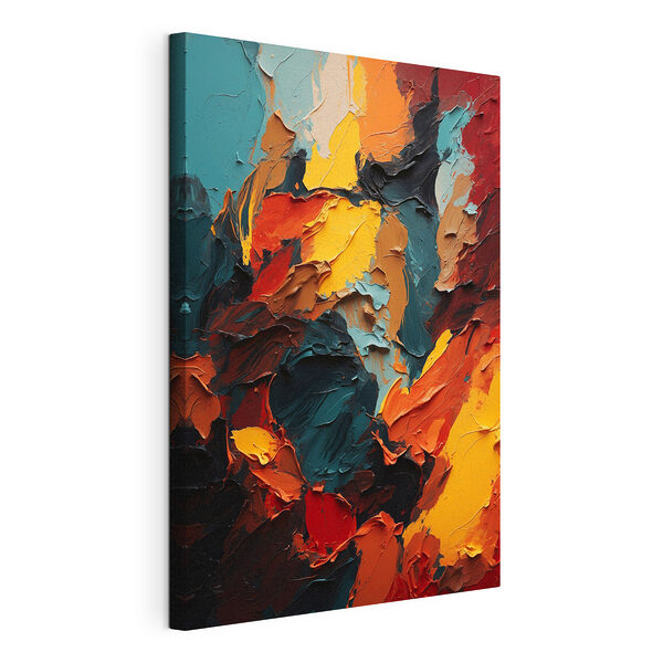 Canvas prints Vibrant Emotions in Abstract Swirls Canvas Schilderijen Canvas prints Vibrant Emotions in Abstract Swirls