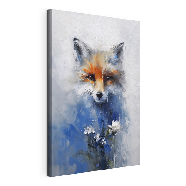 Canvas Schilderijen Schilderij van een vos