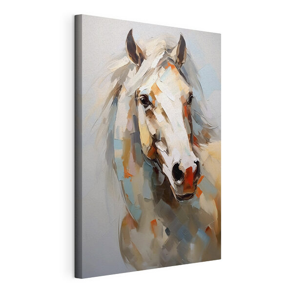 Schilderij van een paard Canvas Schilderijen Schilderij van een paard
