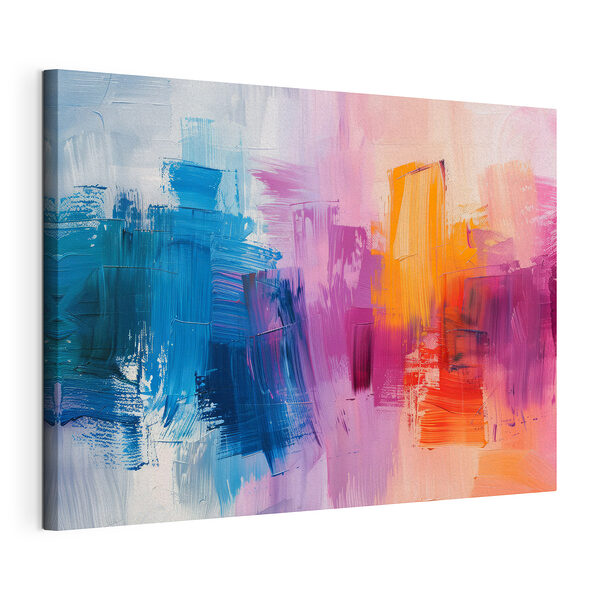 Canvas Schilderijen Schilderen van verschillende kleuren