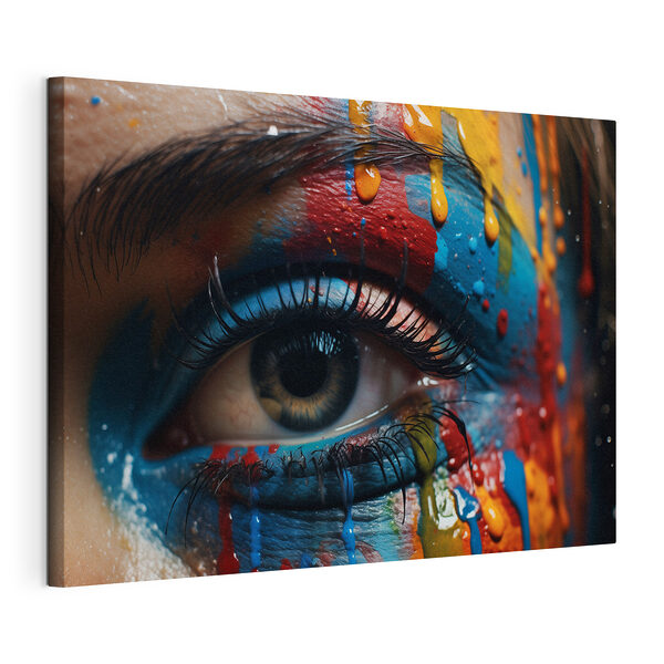 Levendige kleuren transformeren het oog’s schoonheid Canvas Schilderijen Levendige kleuren transformeren het oog’s schoonheid