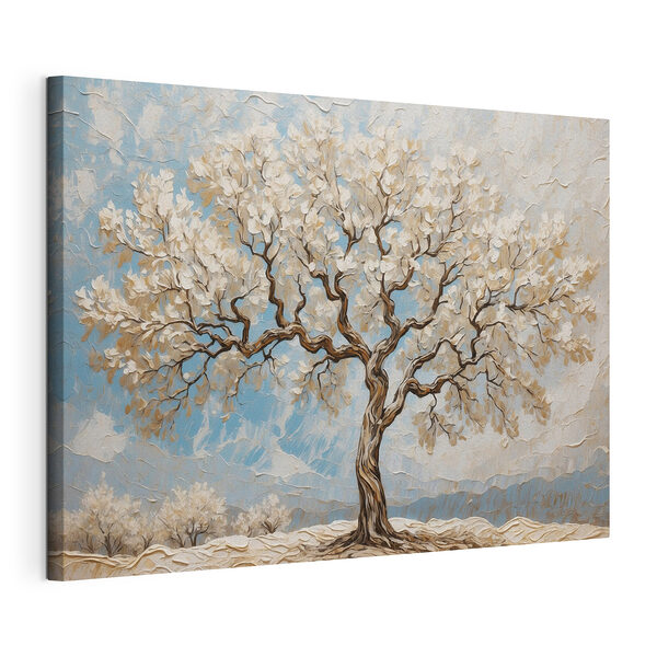 Schilderij van een boom Canvas Schilderijen Schilderij van een boom