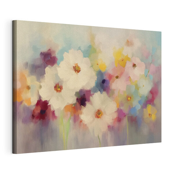 Schilderen van bloemen Canvas Schilderijen Schilderen van bloemen