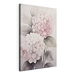 Canvas Schilderijen Schilderij van roze bloemen