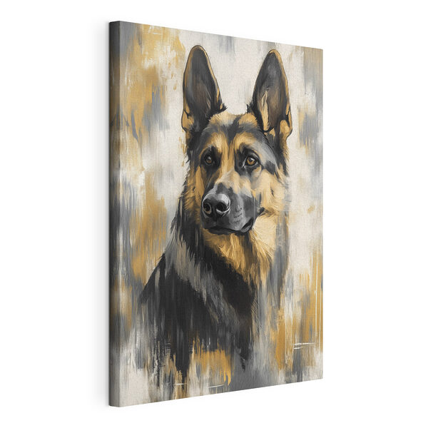 Schilderij van een hond Canvas Schilderijen Schilderij van een hond