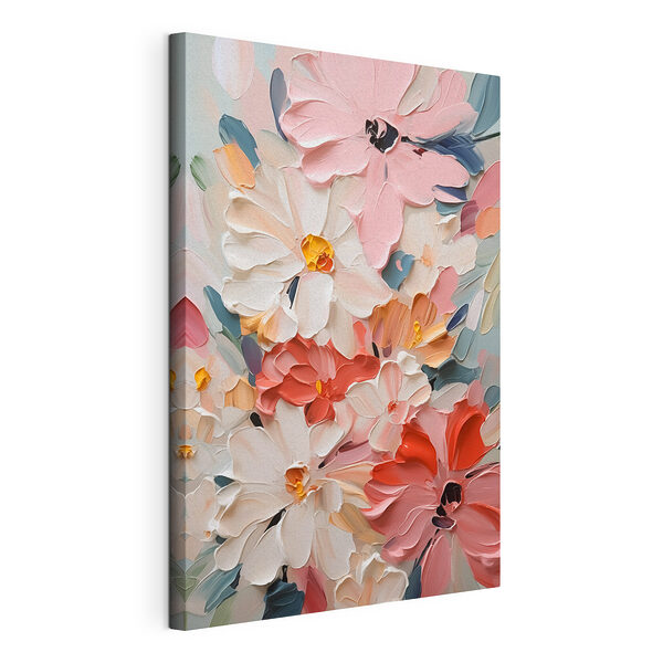 Schilderen van bloemen Canvas Schilderijen Schilderen van bloemen