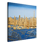 Canvas Schilderijen Architectonische schoonheid van een stadslandschap