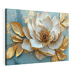 Canvas Schilderijen Elegante bloem met delicate bloemblaadjes