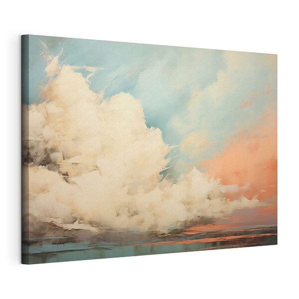 Schilderij van wolken in de lucht Canvas Schilderijen Schilderij van wolken in de lucht