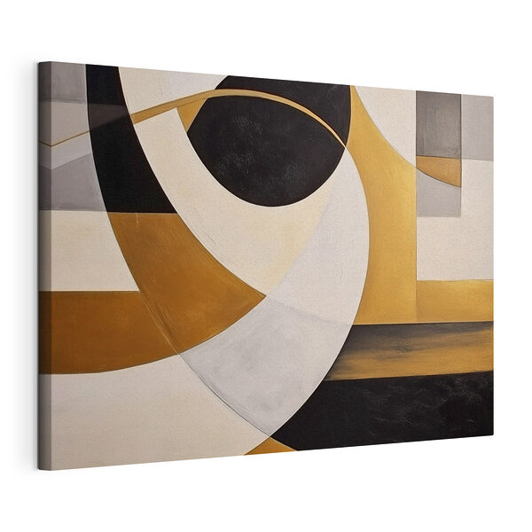 Abstracte vormen in een modern ontwerp Canvas Schilderijen Abstracte vormen in een modern ontwerp