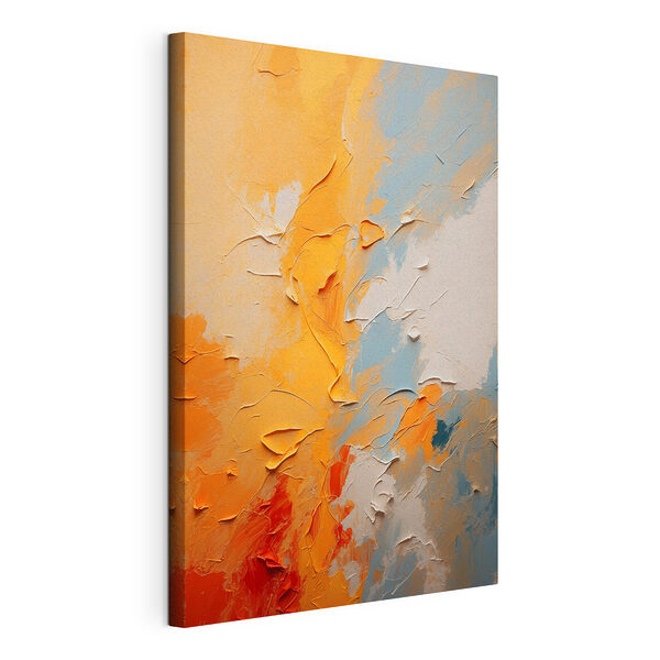 Abstracte kleuren in structuurlagen Canvas Schilderijen Abstracte kleuren in structuurlagen