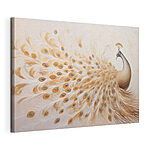 Canvas Schilderijen Schilderij van een pauw