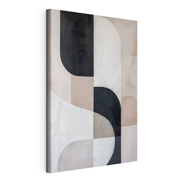Zwart-wit kunstwerk Canvas Schilderijen Zwart-wit kunstwerk