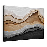 Canvas Schilderijen Abstracte lagen van zachte texturen