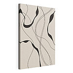 Canvas Schilderijen Zwart-wit patroon