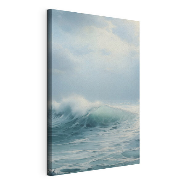 Canvas Schilderijen Grote golf in de oceaan