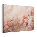 Canvas Schilderijen Groep roze bloemen