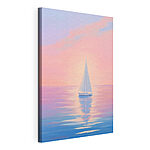 Canvas Schilderijen Zeilboot in het water