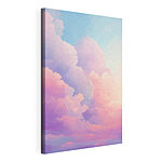 Canvas Schilderijen Kleurrijke wolken aan de hemel