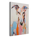 Canvas Schilderijen Schilderij van een hond