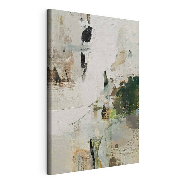 Abstracte lagen in gedempte kleuren Canvas Schilderijen Abstracte lagen in gedempte kleuren