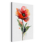 Canvas Schilderijen Aquarelschilderij van een bloem