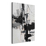Canvas Schilderijen Zwart-wit schilderij