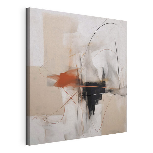 Canvas Schilderijen Schilderij van een witte muur