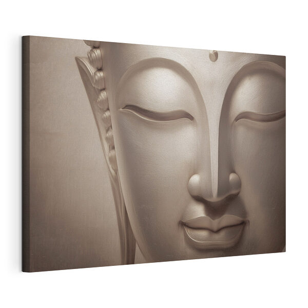 Een serene uitdrukking van innerlijke rust Canvas Schilderijen Een serene uitdrukking van innerlijke rust