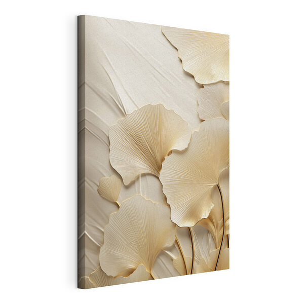 De zachte elegantie van fijn bladwerk Canvas Schilderijen De zachte elegantie van fijn bladwerk
